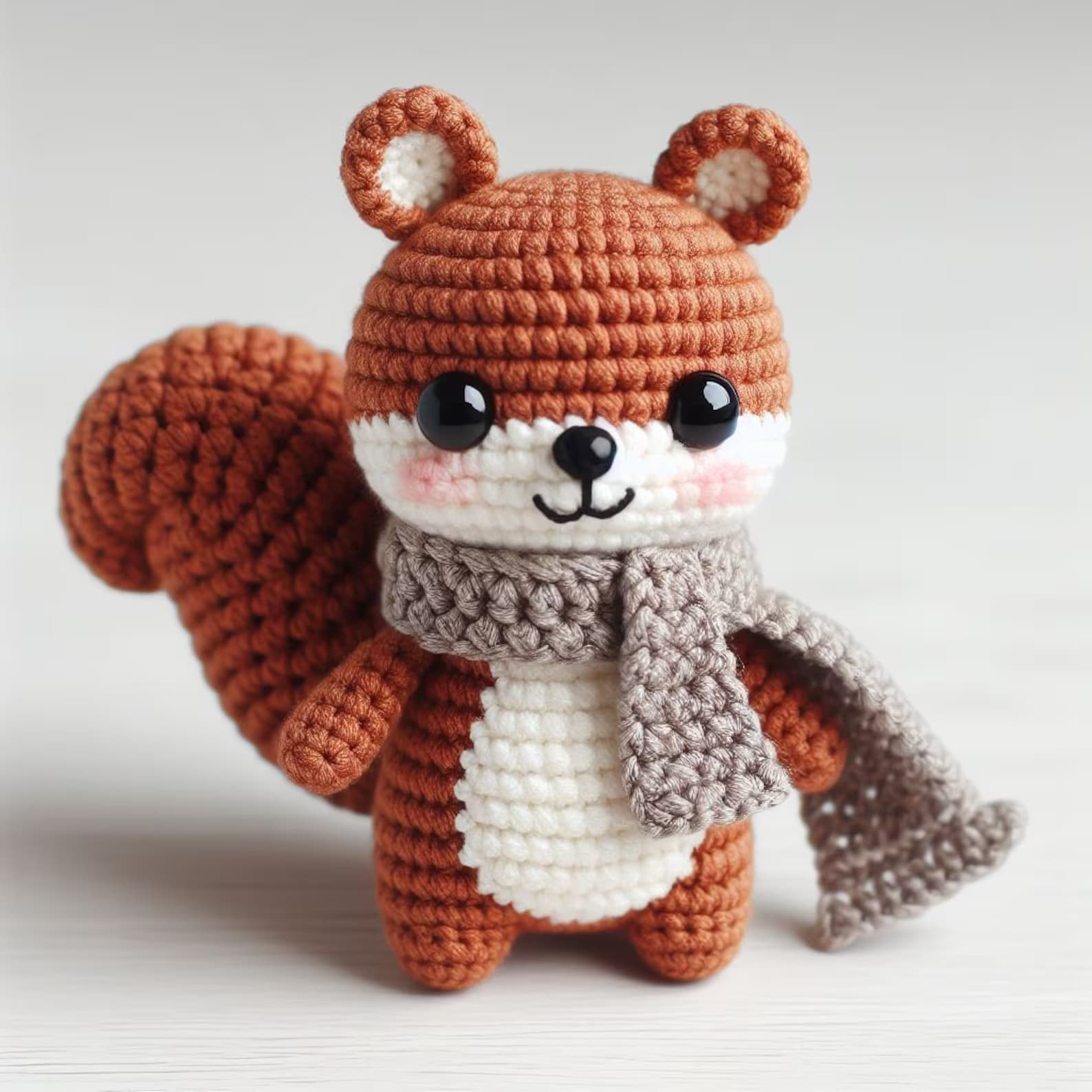 Knit squirrel